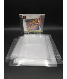 x10 Boitiers de protection / Crystal Box Playstation 1 PS1
