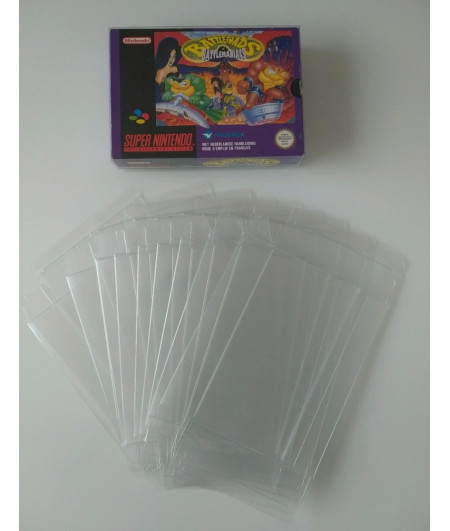 x25 Boitiers de protection / Crystal Box Super Nintendo SNES - N64